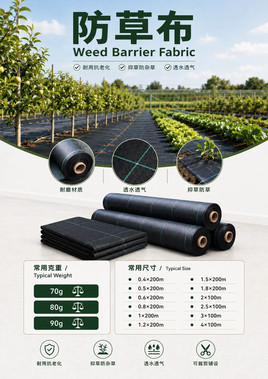 Weed-Control Fabric SKU / 除草布 SKU